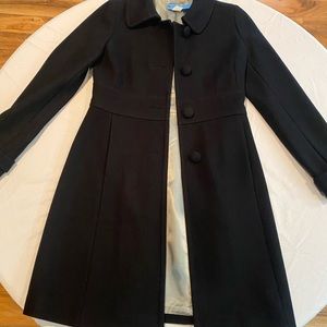J. crew wool blend coat - women’s - black